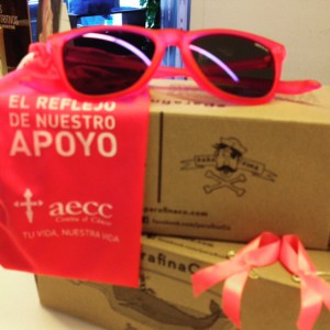 Gafas solidarias cáncer de mama