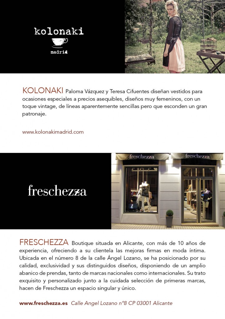 diseñadores pasarela agua