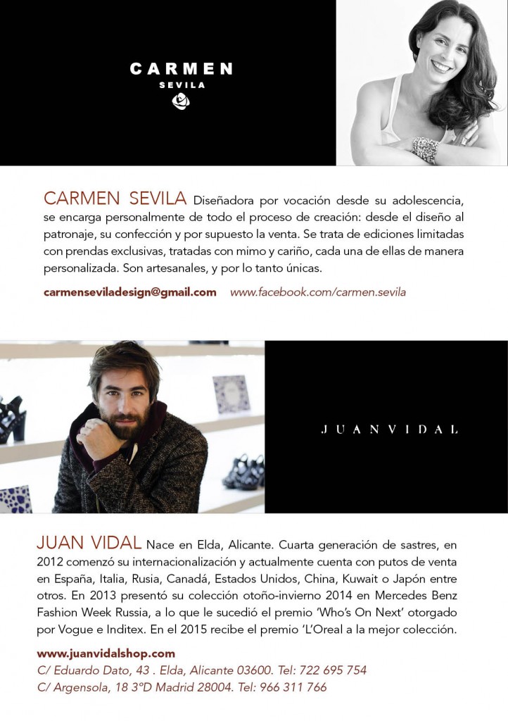 diseñadores pasarela agua