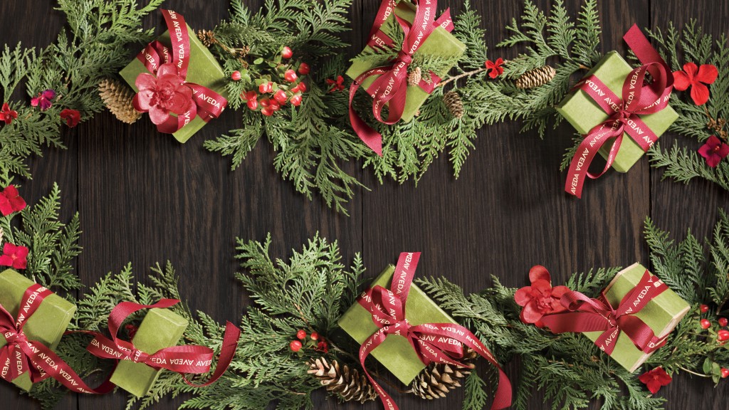 set navidad aveda