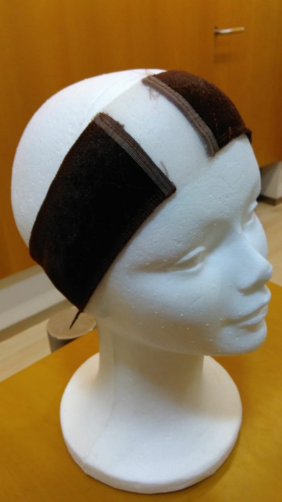 Banda de sujecion para pelucas